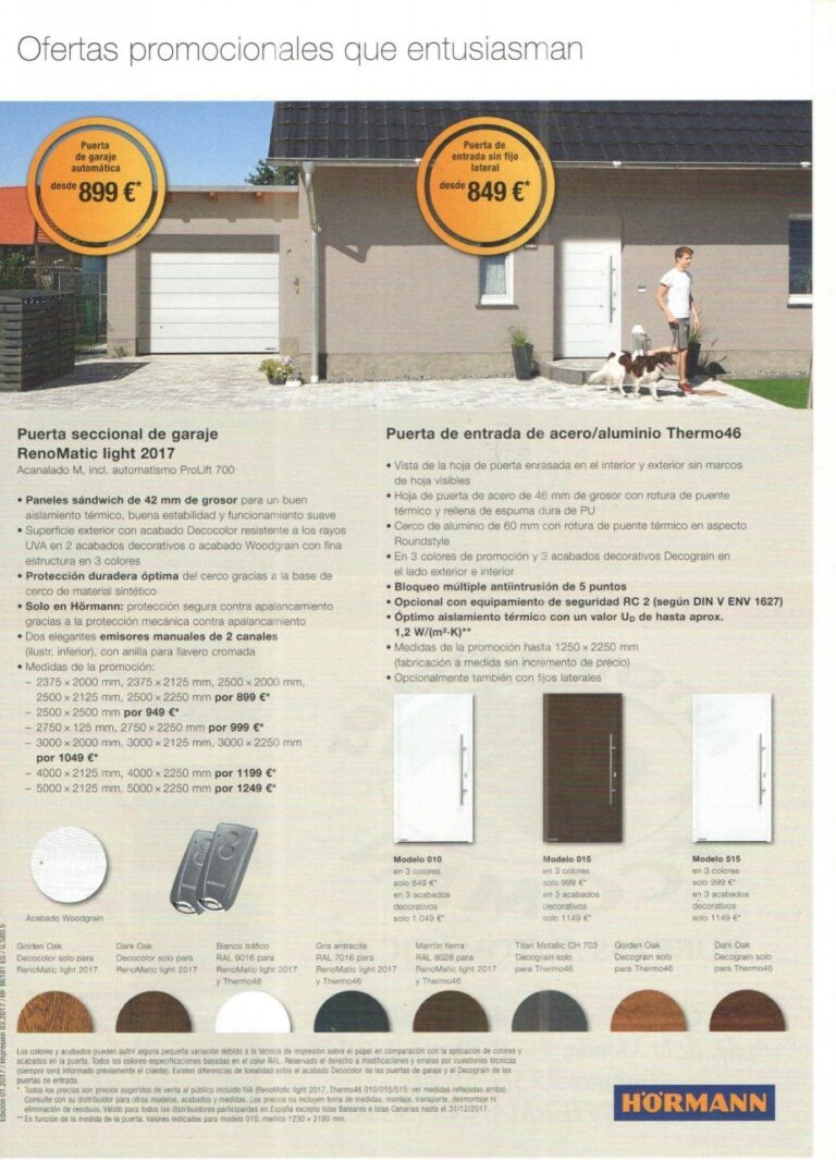 Hormann – Promoción Europea 217