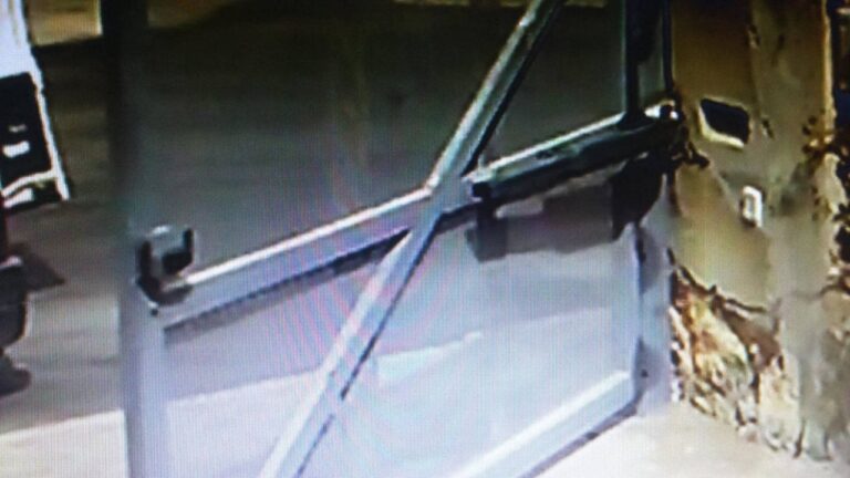 Motorización de puerta abatible de 1 hoja